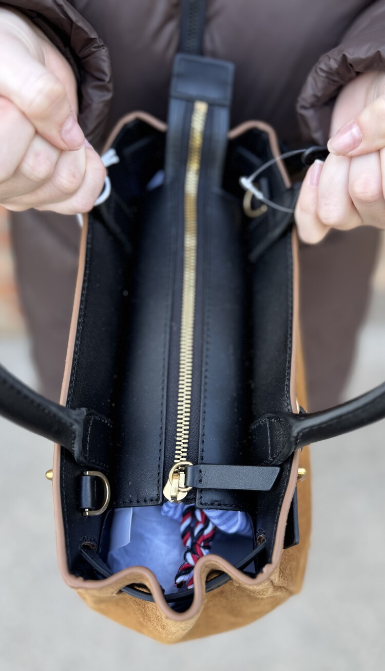 Tommy Hilfiger American Icon Mini Tote Suede LE