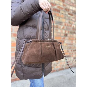 Tommy Hilfiger Soft Leather Shoulder Bag Suede