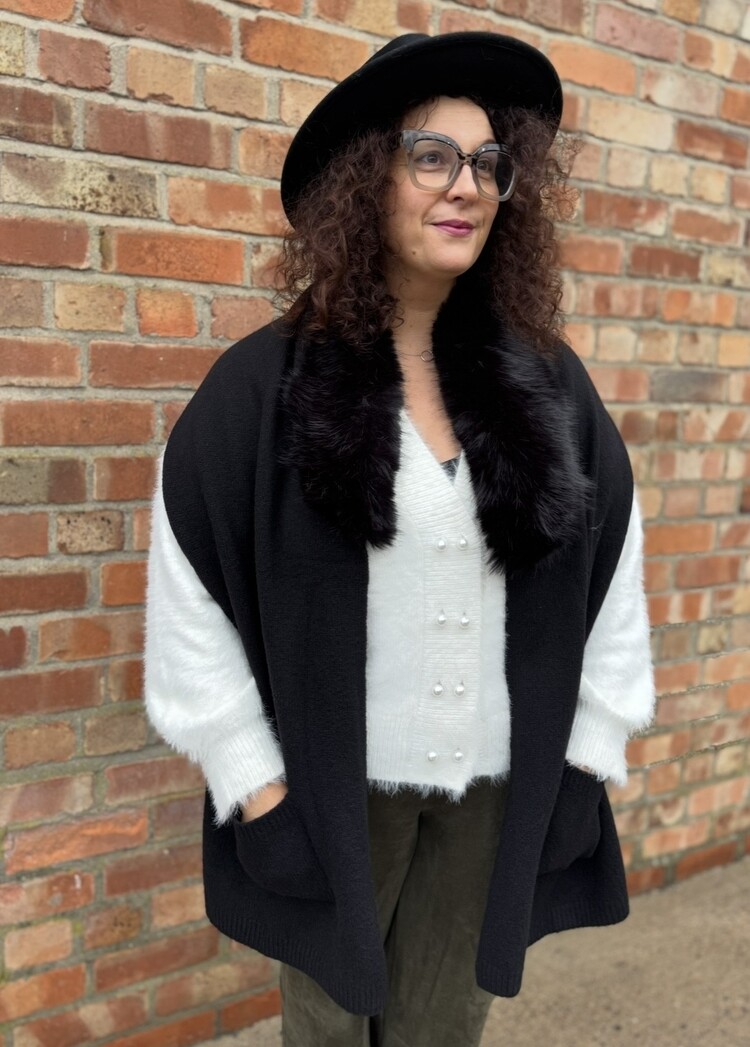 Elie Beaumont Winter Stole Elite - Fur Collar