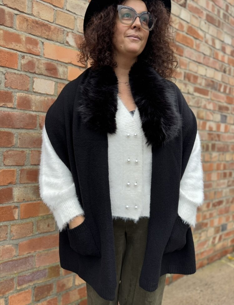 Elie Beaumont Winter Stole Elite - Fur Collar