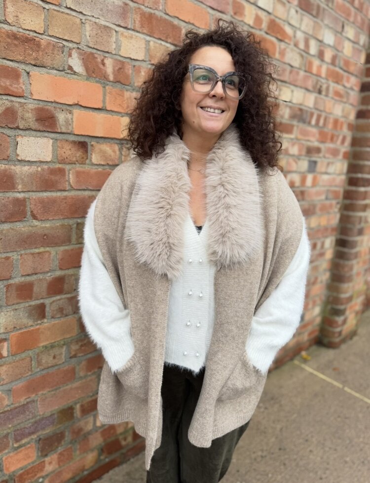 Elie Beaumont Winter Stole Elite - Fur Collar