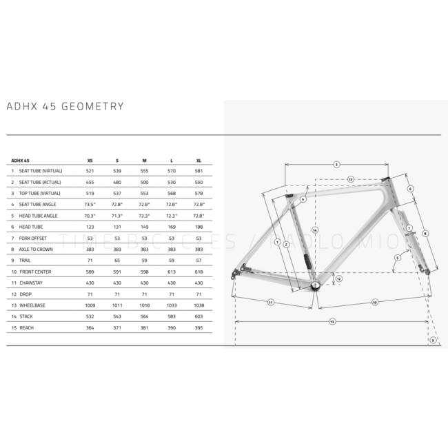 Time ADHX45 Gravel Frame Set
