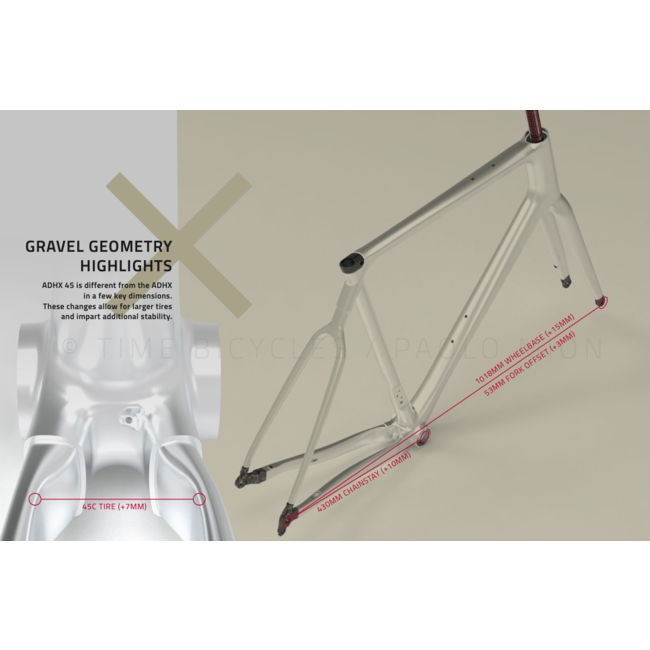 Time ADHX45 Gravel Frame Set