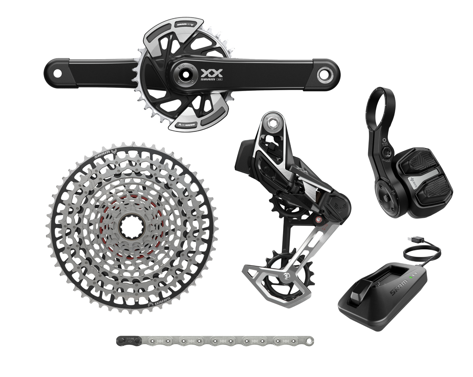 公式通販サイトセール SRAM XX Eagle Transmission Groupset - AXS | T-Type | D1 パーツ