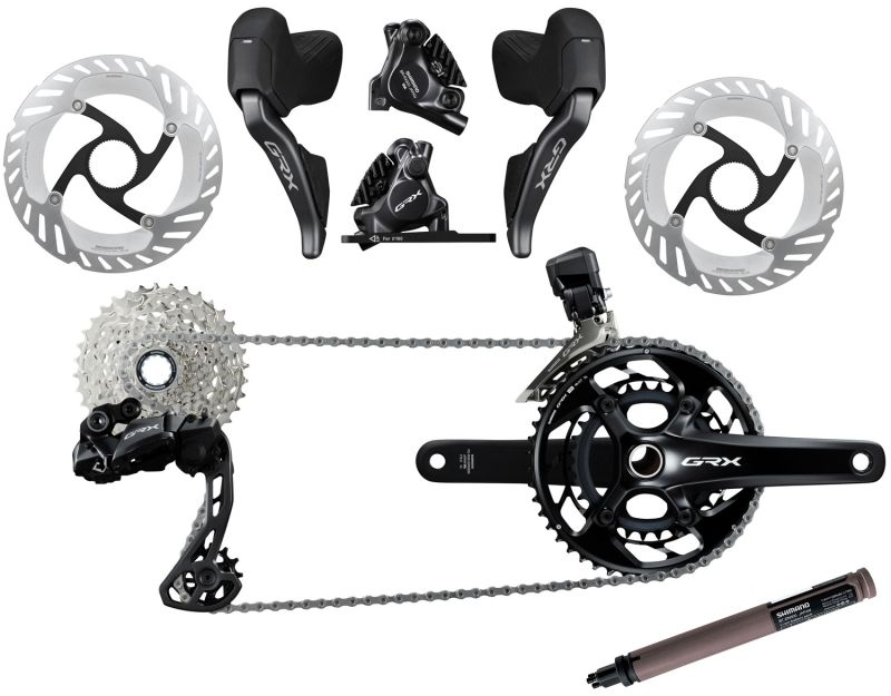 (新古品)Shimano GRX 12速 グループセット 新古品)Shimano GRX 12速 グループセット