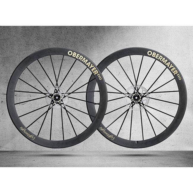 Lightweight Obermayer EVO Disc Tubeless Wheelset