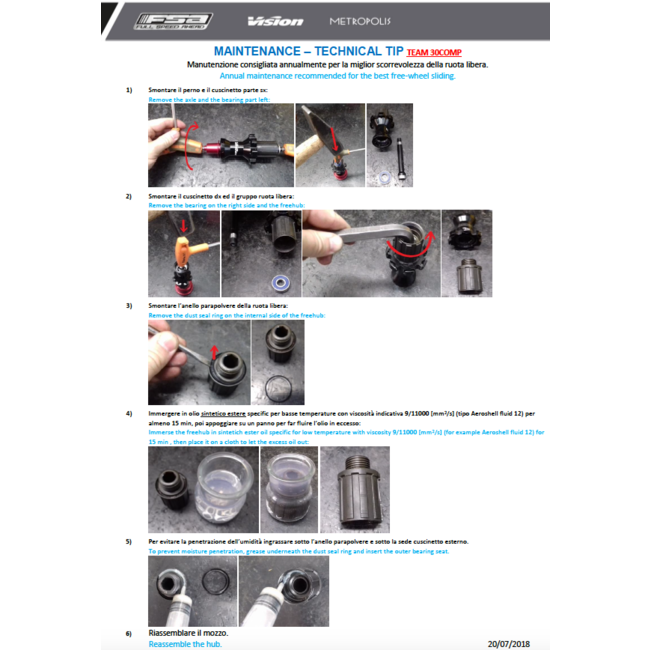 Vision Freehub Body – EL269 (voor hub U2081 / U2126)