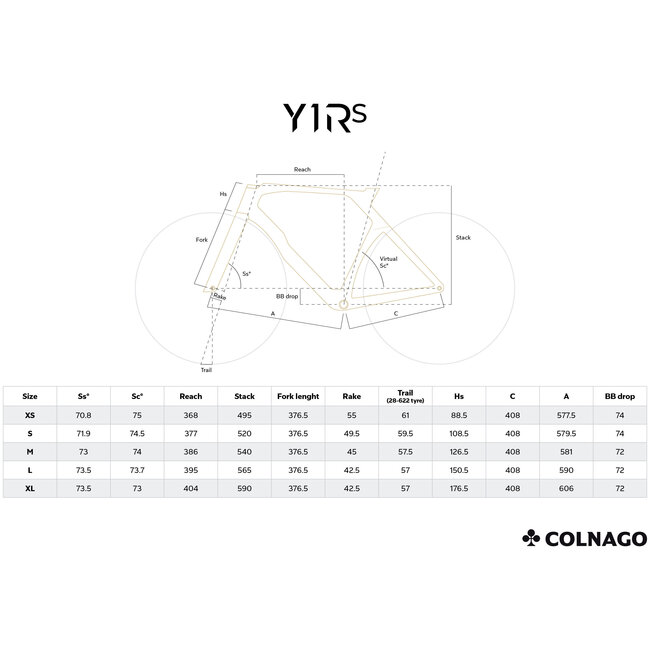 Colnago Y1RS Frame Set Inc Handlebar