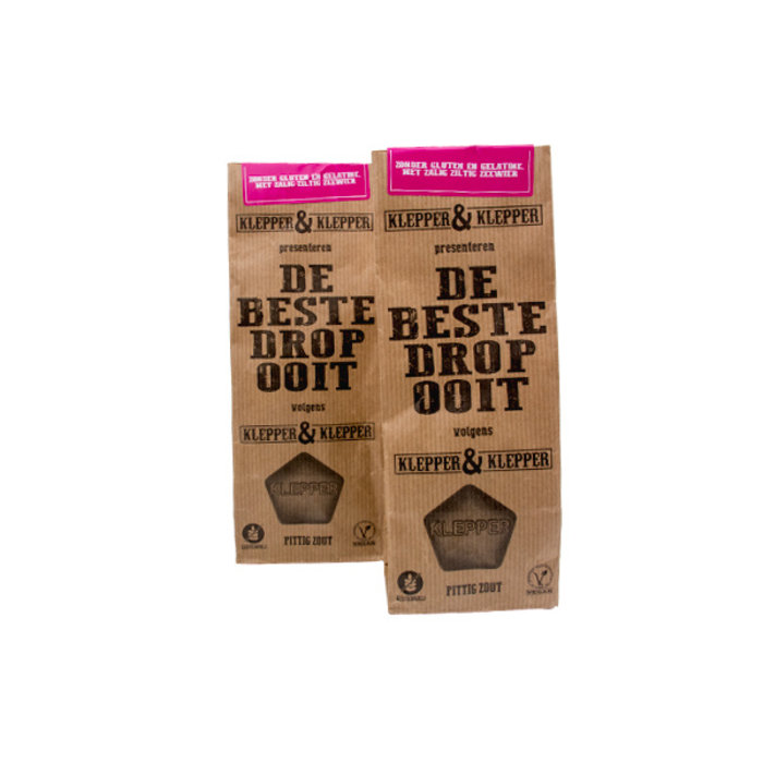 Klepper en Klepper Pittig Zout Klepper en Klepper Zeewier Drop