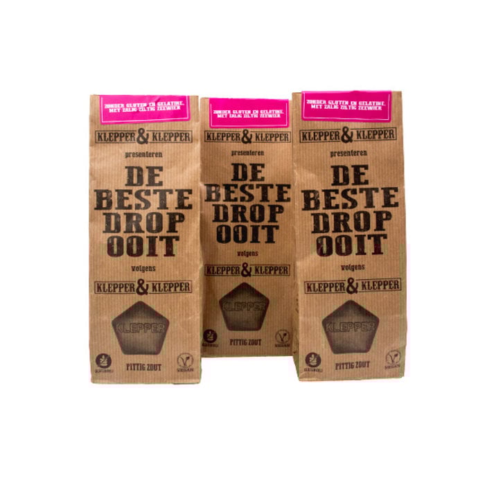 Klepper en Klepper Pittig Zout Klepper en Klepper Zeewier Drop