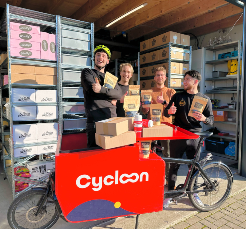 Groene Fietsbezorging: Cycloon X Dropgigant