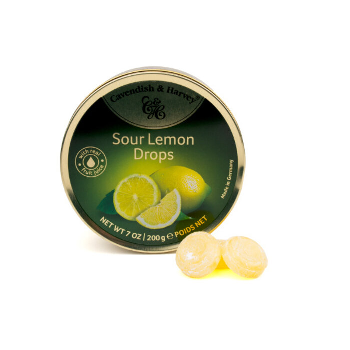 Cavendish & Harvey Sour Lemon Drops Zuurtjes van Cavendish & Harvey