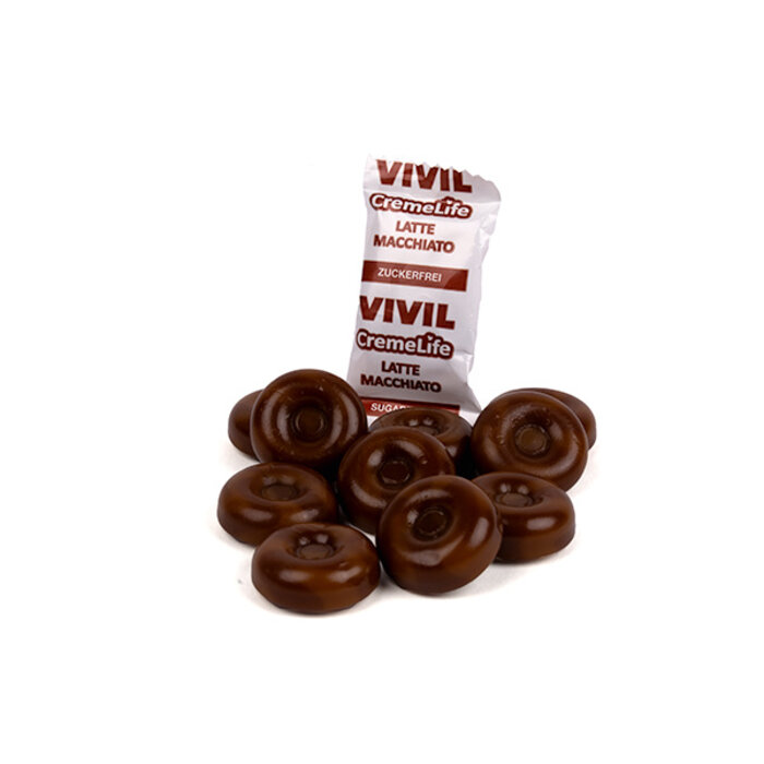 Vivil Suikervrije Latte Macchiato Bonbons van Vivil