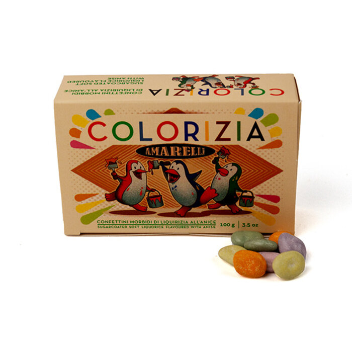 Amarelli "Colorizia" Gekleurde Drop met Anijs van Amarelli