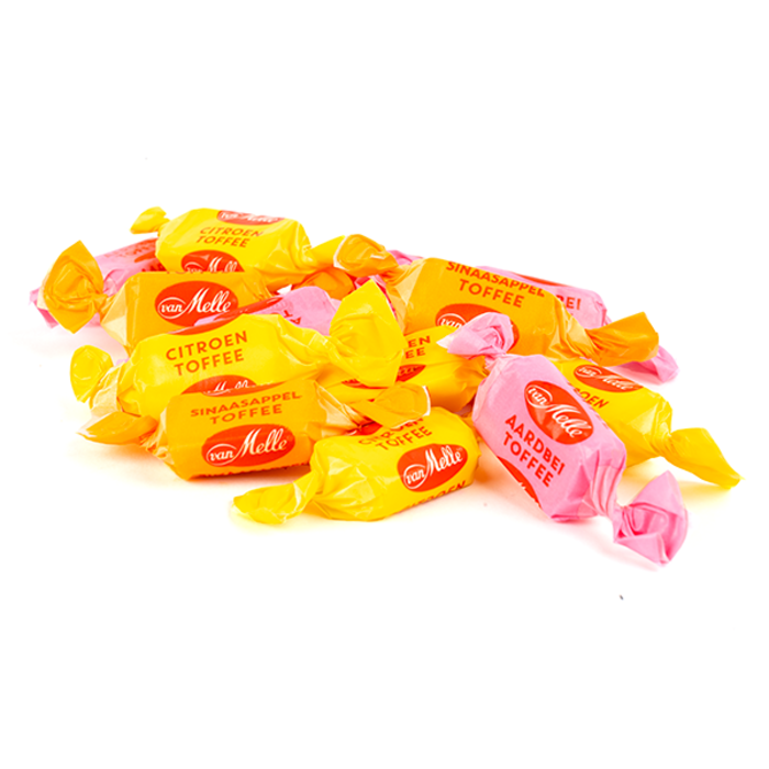 Van Melle Toffee Fruitsmaken Met Vruchtensap Van Melle