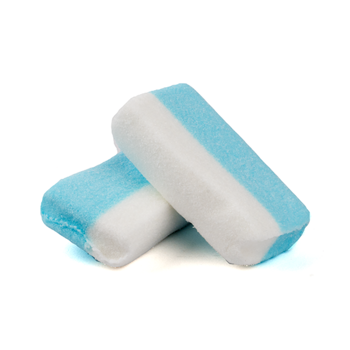 l'Ancienne Blauw Witte Spekjes of "Lards Blue Blanc" van Confiserie à l'Ancienne