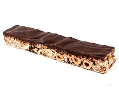 Dropgigant Torrone Zachte Hazelnoot en Chocolade Reep van Dropgigant