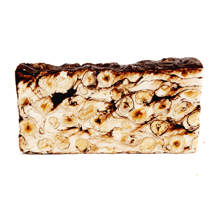 Dropgigant Torrone Zachte Hazelnoot en Chocolade van Dropgigant Plak