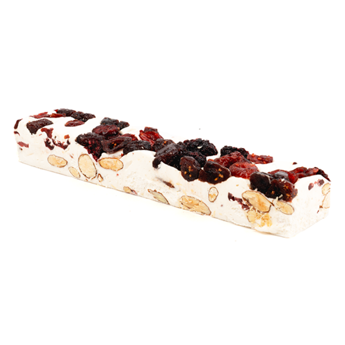 Dropgigant Torrone Amandel en Bosvruchten Reep van Dropgigant