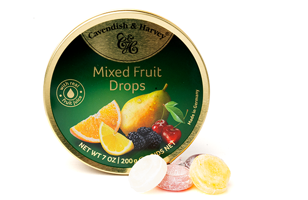 Cavendish & Harvey Mixed Fruit Drops Zuurtjes van Cavendish & Harvey