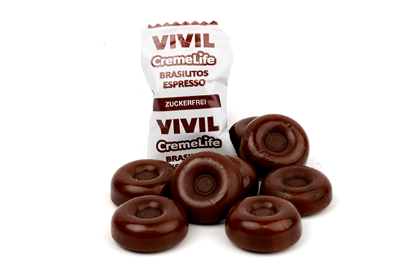 Vivil Cremelife Suikervrije Brasilitos Espresso Bonbons van Vivil