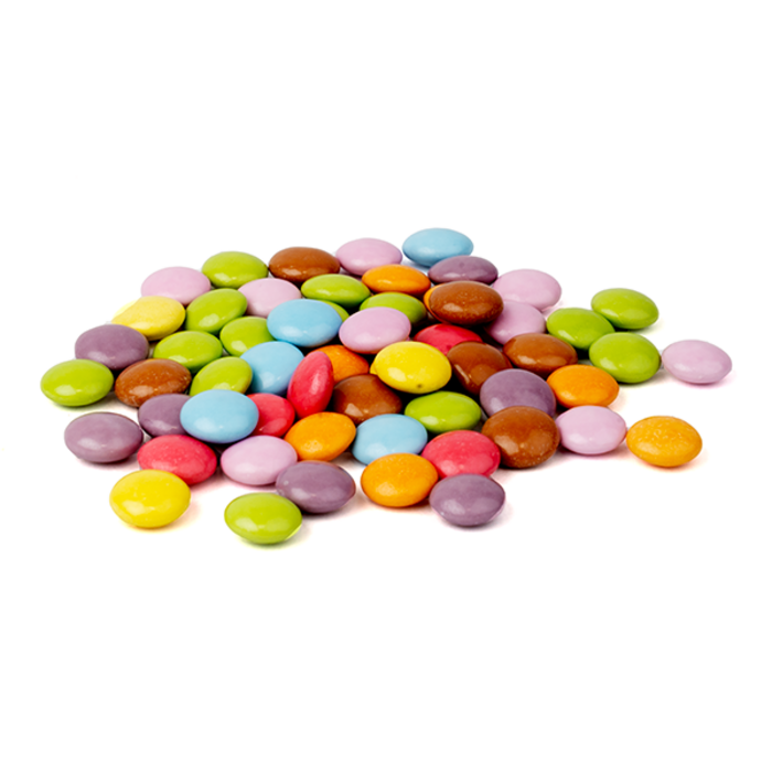 Dropgigant Regenboog Chocolade Confetti of Smarties van Dropgigant