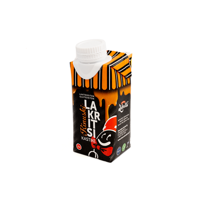 Kouvolan Lakritsi Finse "Kinuski Lakritsikastike" Drop Caramel Saus van Kouvolan