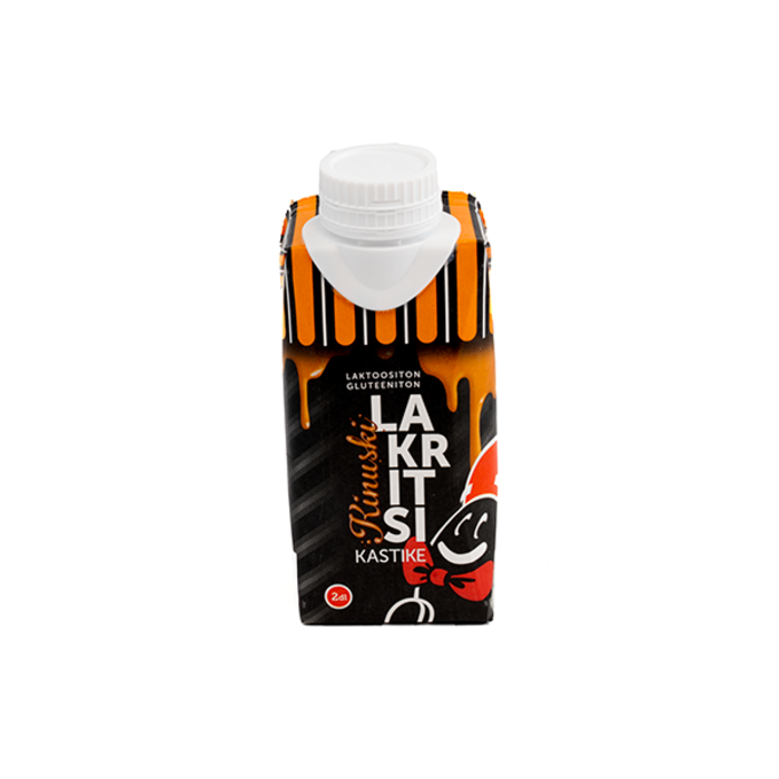 Kouvolan Lakritsi Finse "Kinuski Lakritsikastike" Drop Caramel Saus van Kouvolan