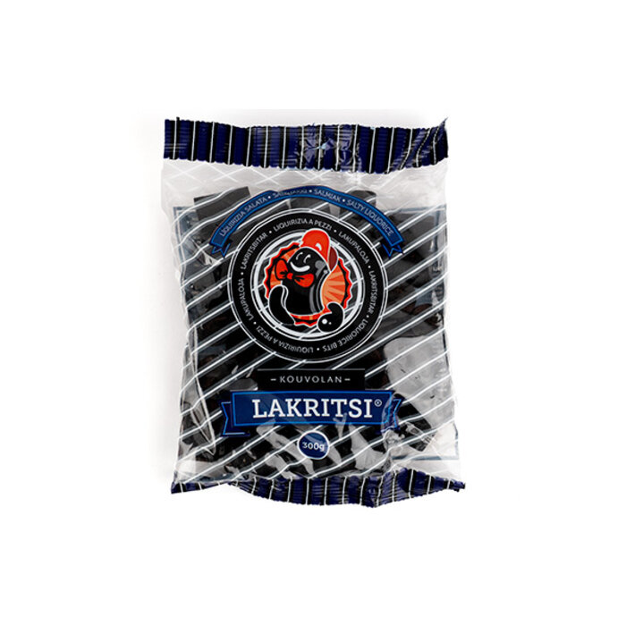 Kouvolan Lakritsi Salmiak Drop "Lakupaloja Salmiakki" van Kouvaolan Lakritsi