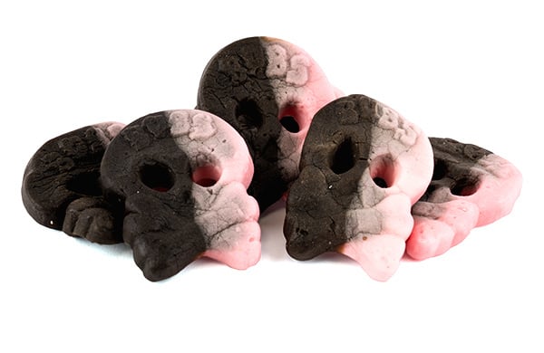 Bubs Zachte Skulls met Framboos en Dropsmaak van Bubs