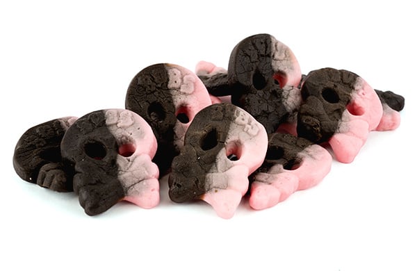 Bubs Zachte Skulls met Framboos en Dropsmaak van Bubs
