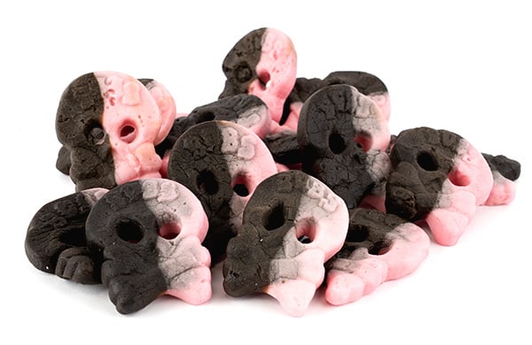 Bubs Zachte Skulls met Framboos en Dropsmaak van Bubs