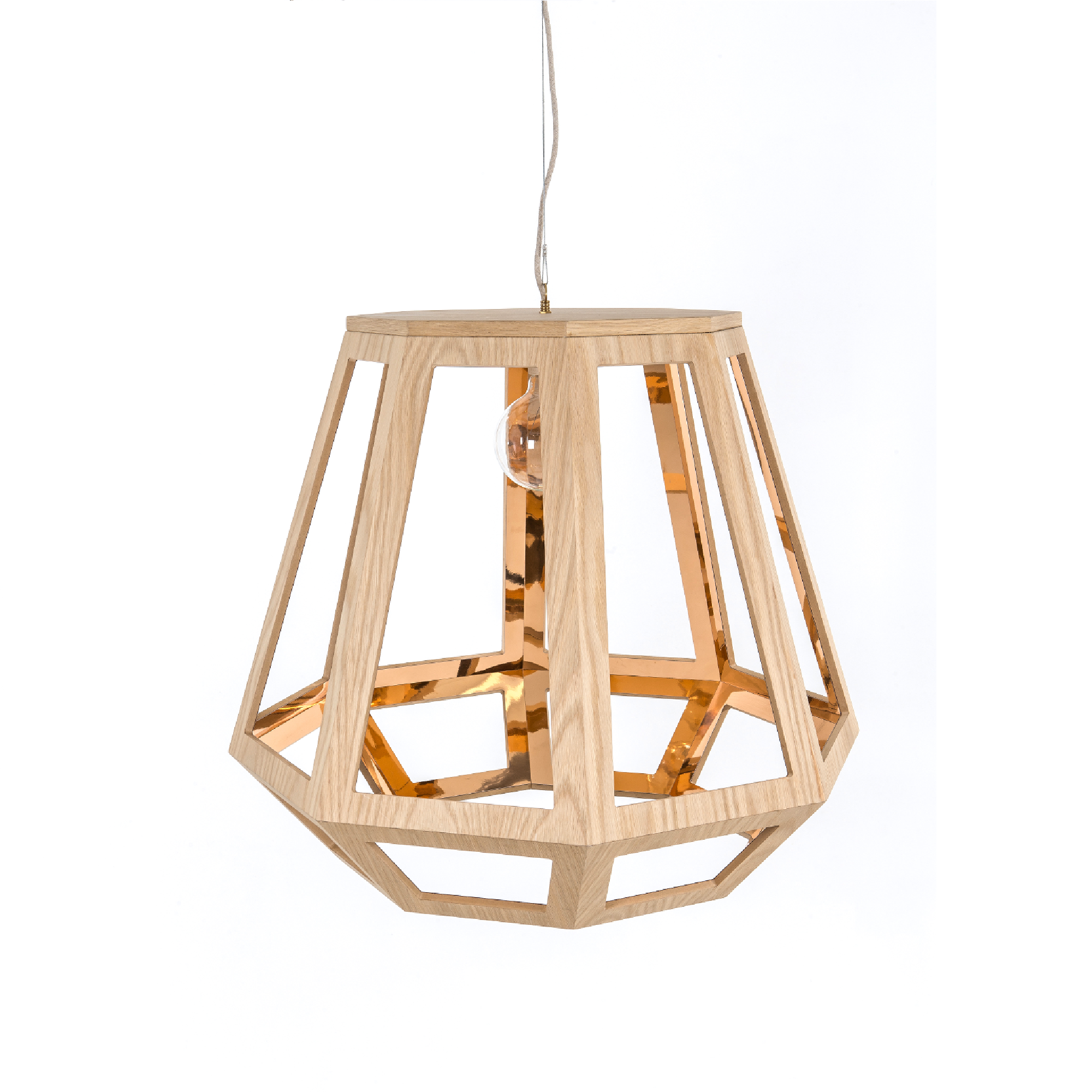 Çedille Design Lamp ZUID - Eiken