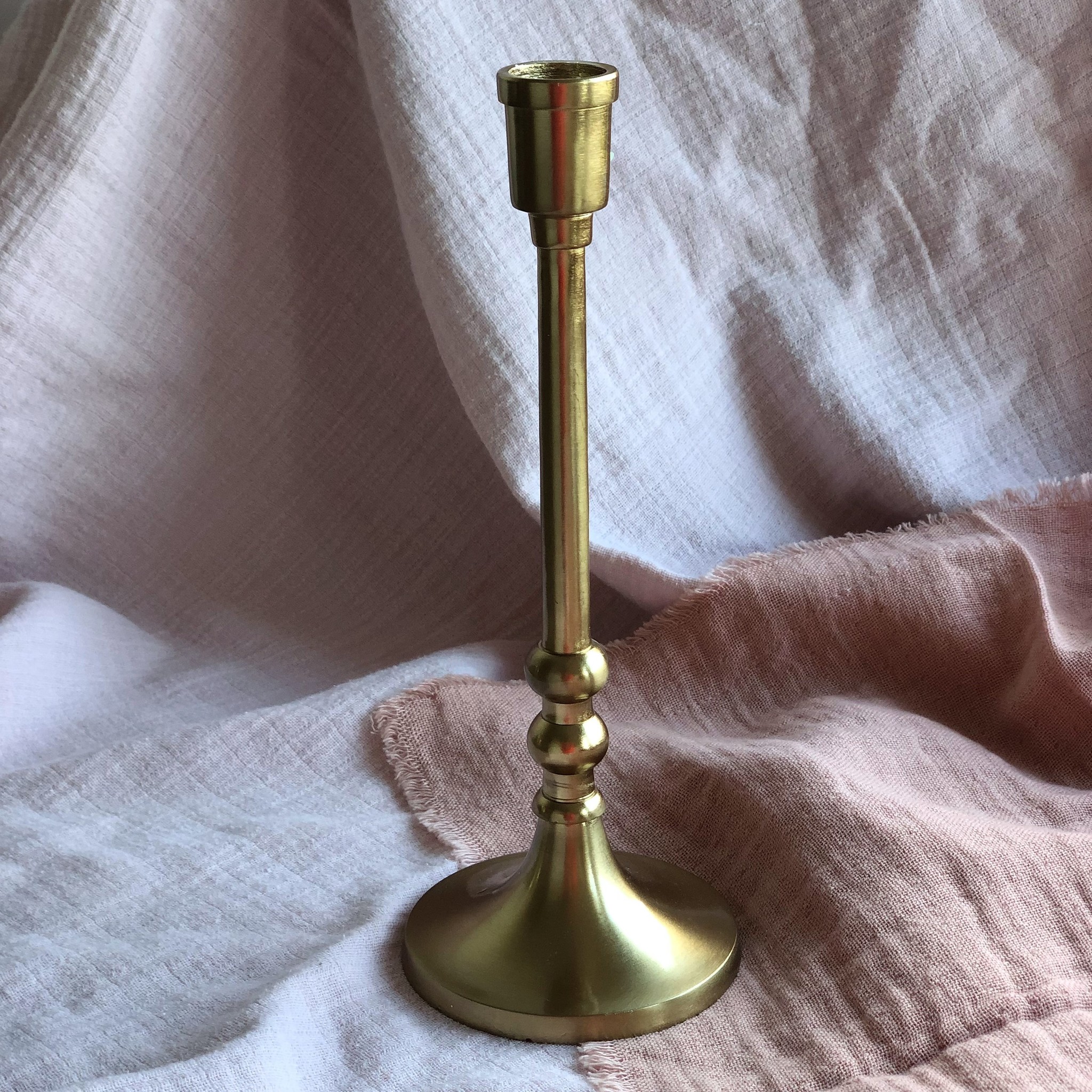 Veronderstelling herhaling bewijs Kandelaar goudkleurig 23 cm - Simply Anne