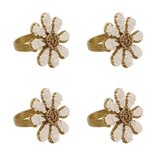 À la collection Servetringen Beaded Daisy À la collection Servetringen Beaded Daisy