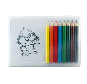 GiftsXL Kleurset voor kinderen inclusief kleurplaten en kleurpotloden