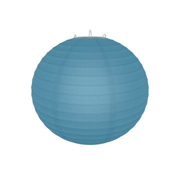 GiftsXL Lampion Blauw - 35 cm