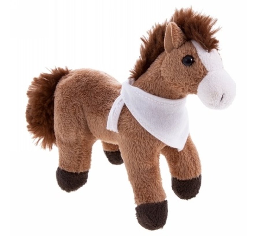 Knuffel paard- 15 cm.