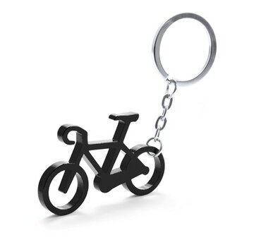 GiftsXL Sleutelhanger - Fiets - zwart