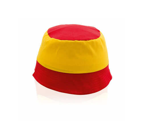 GiftsXL Bucket Hat Groen / Rood - repartij