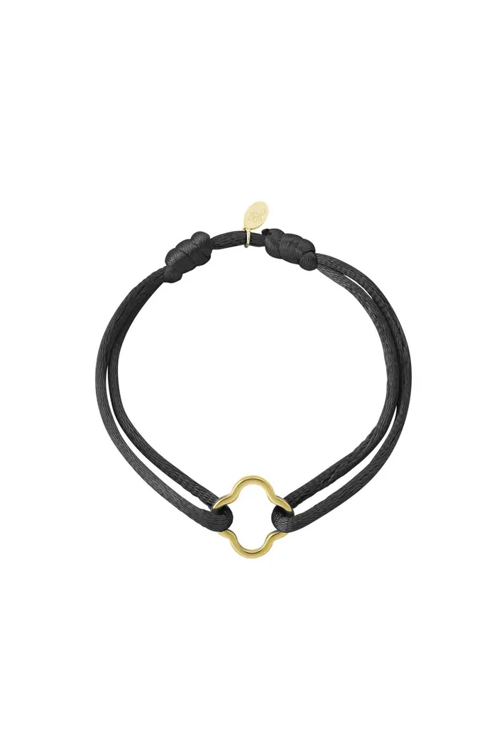 Marbella Clover Bracelet - Black - Bespoke Styling