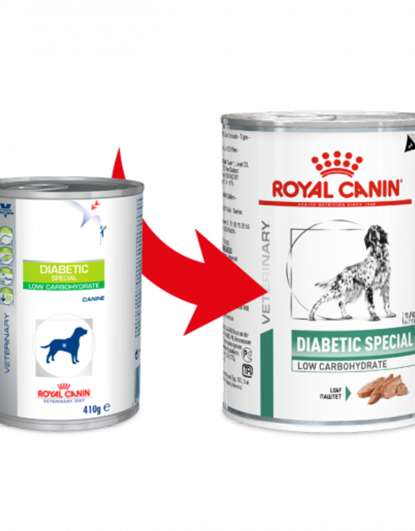 Royal Canin Royal Canin Vdiet Diabetic Low Carb Hund 12x410gr
