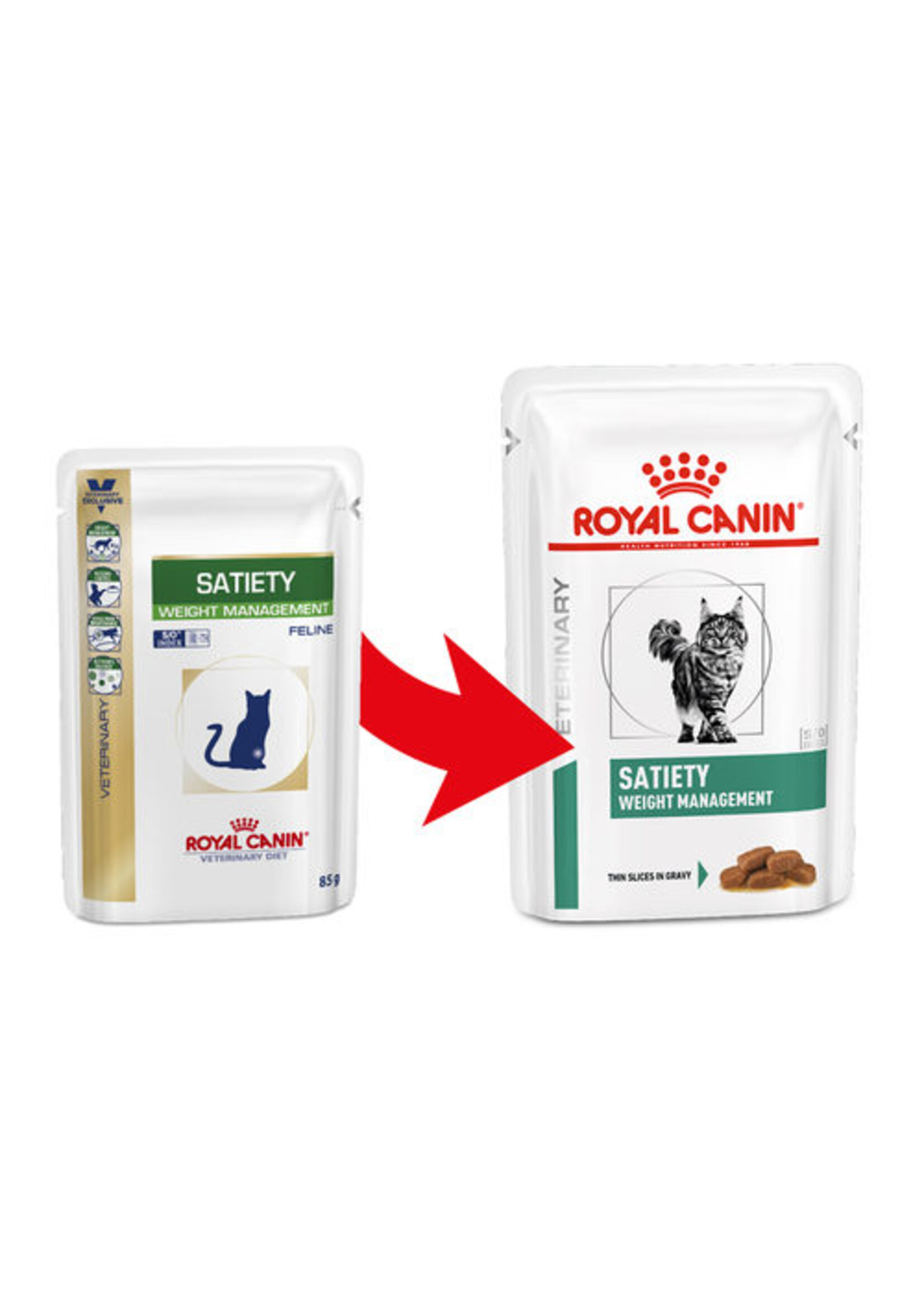Royal Canin VDIET SATIETY SUPPORT kat 12x85GR - Petgamma