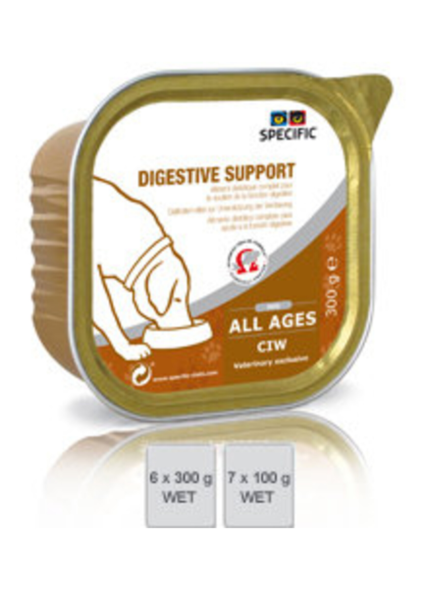 Specific Specific CIW Digestive Support Hond 6x300gr