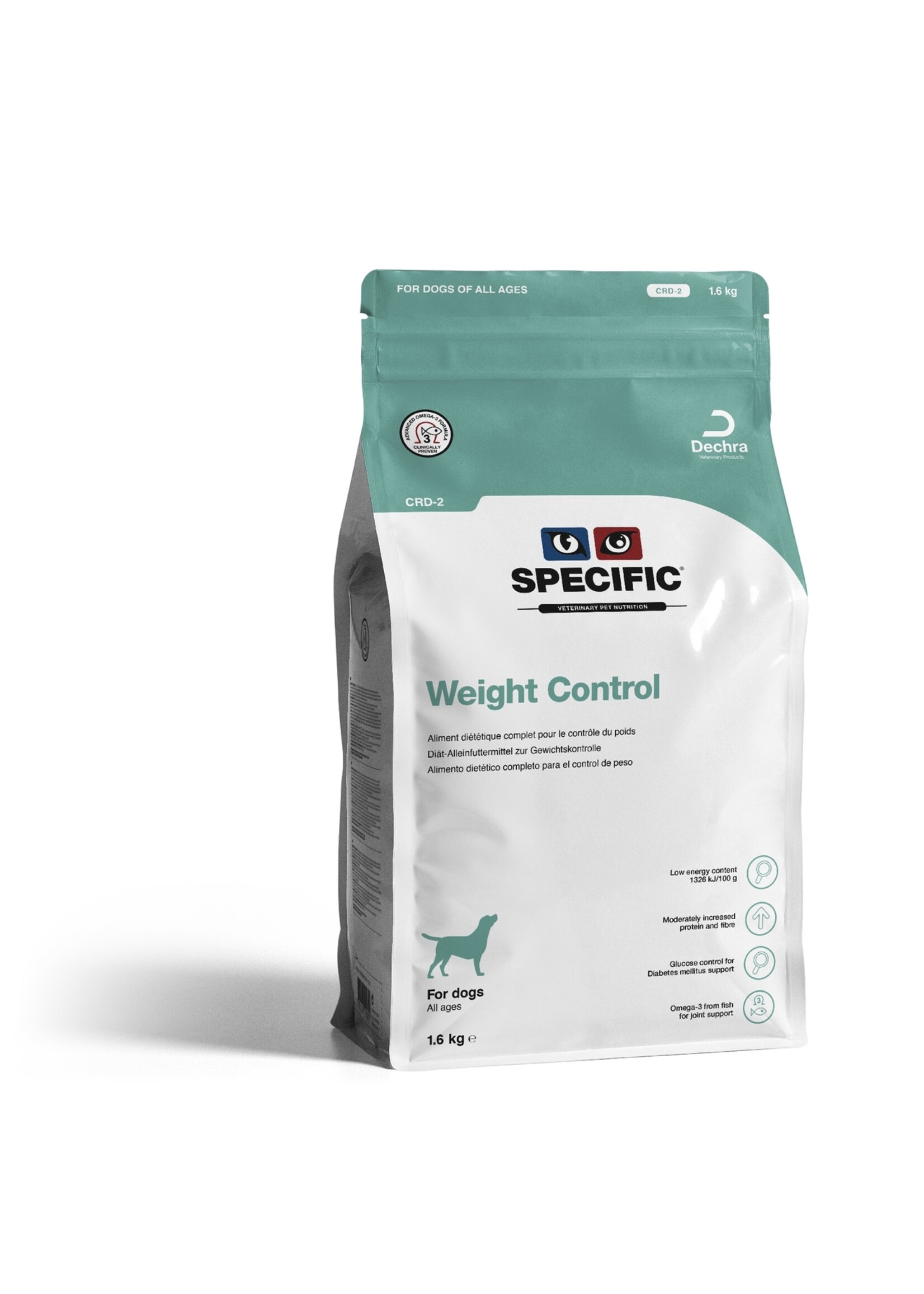 Specific Specific CRD-2 Weight Control Chien 1,6kg