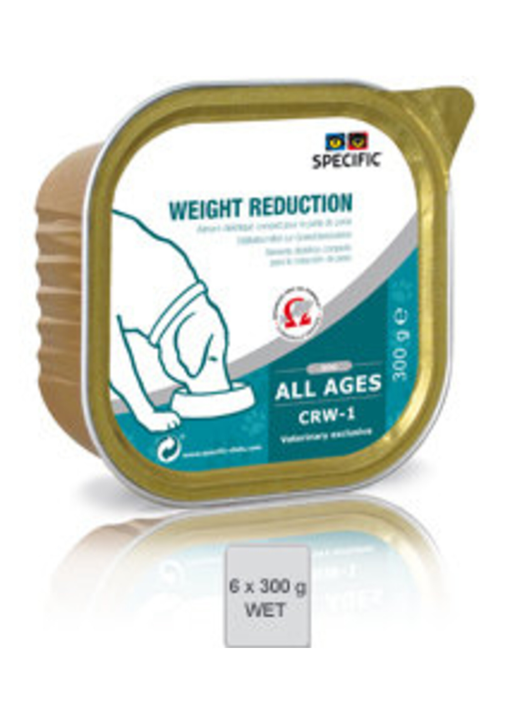 Specific Specific CRW-1 Weight Reduction Dog 6x300gr