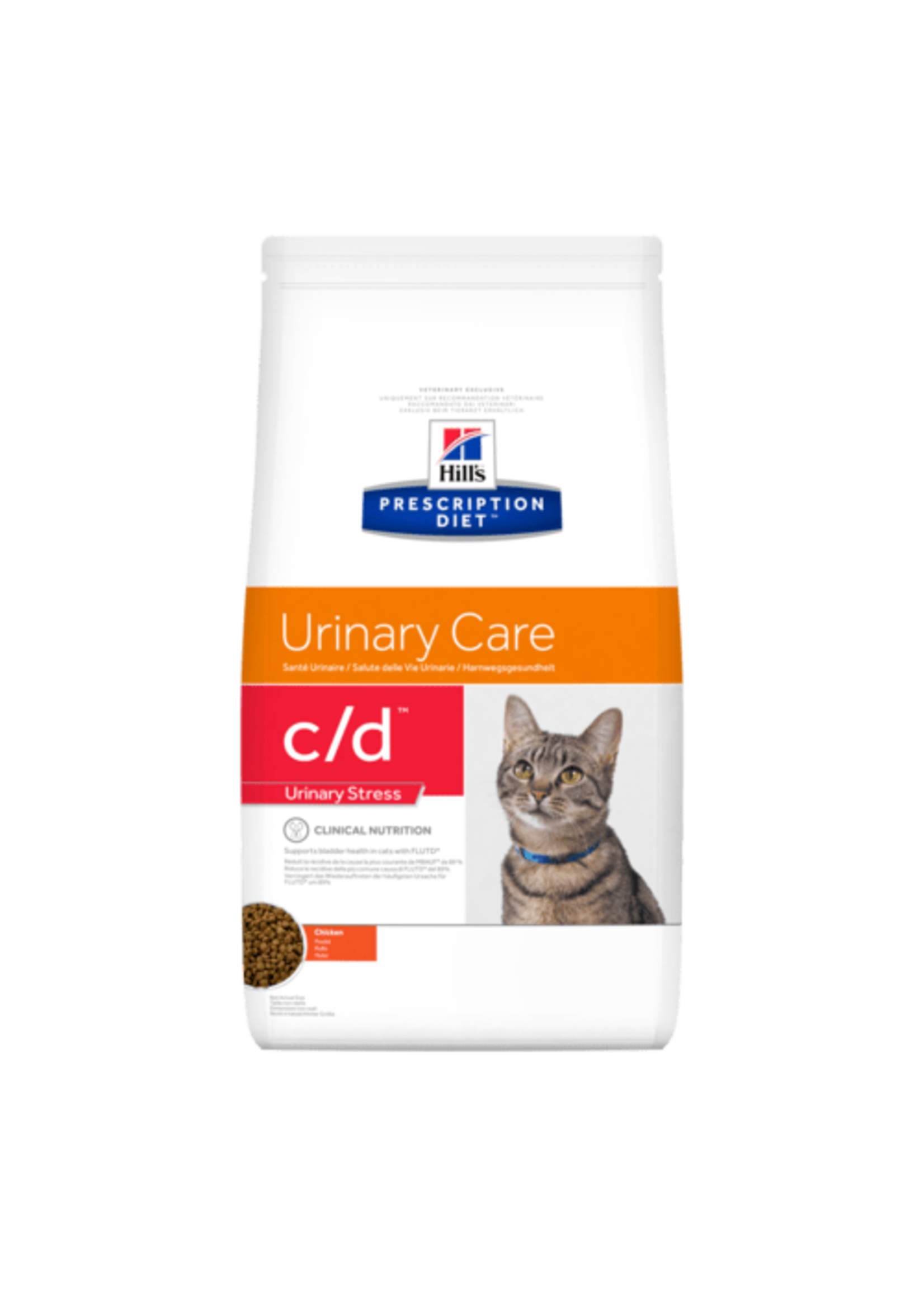 Hill's Hill's Prescription Diet C/d Urinary Stress Cat (poulet) 8Kg