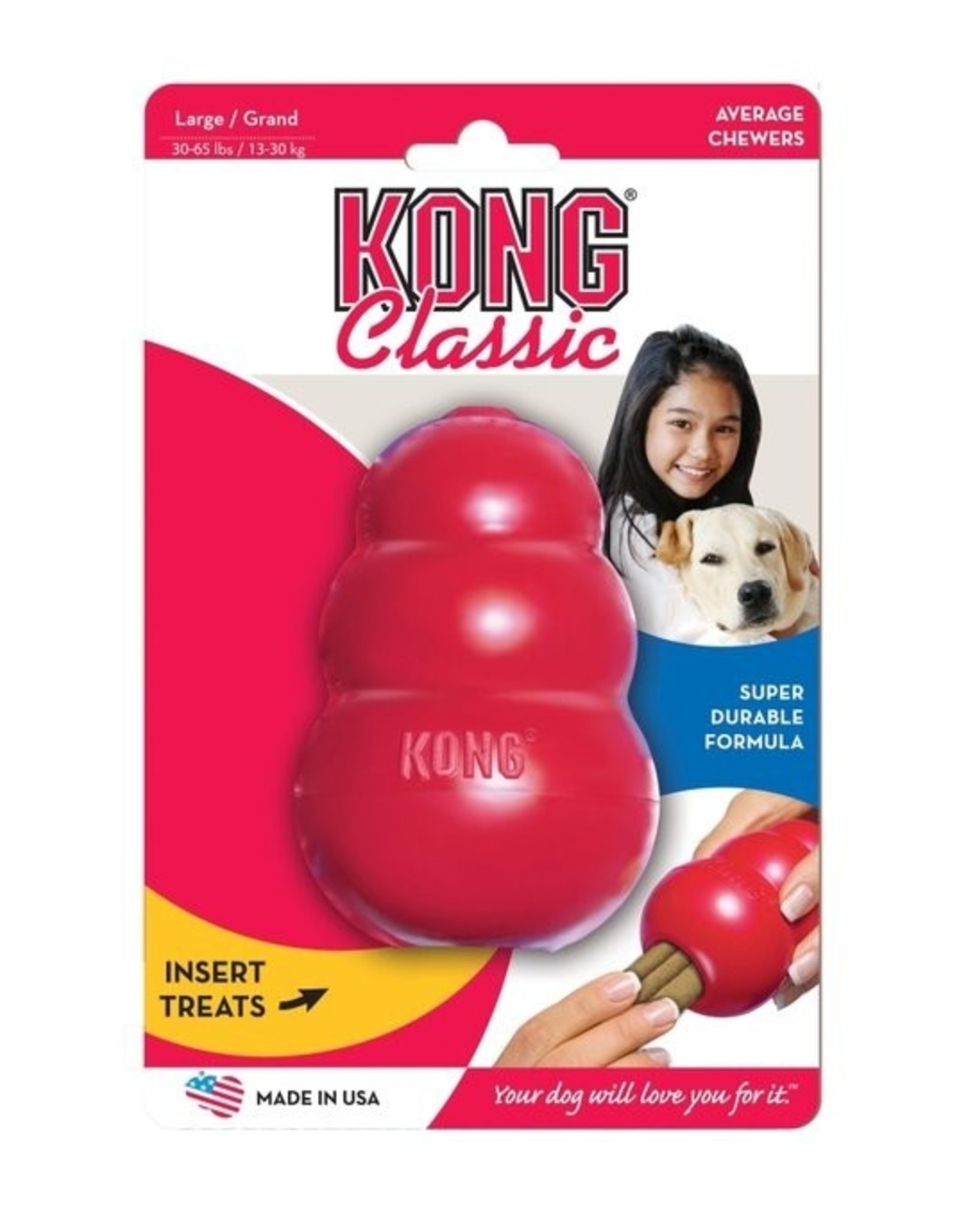 Kong Classic Rood Large 13-30kg