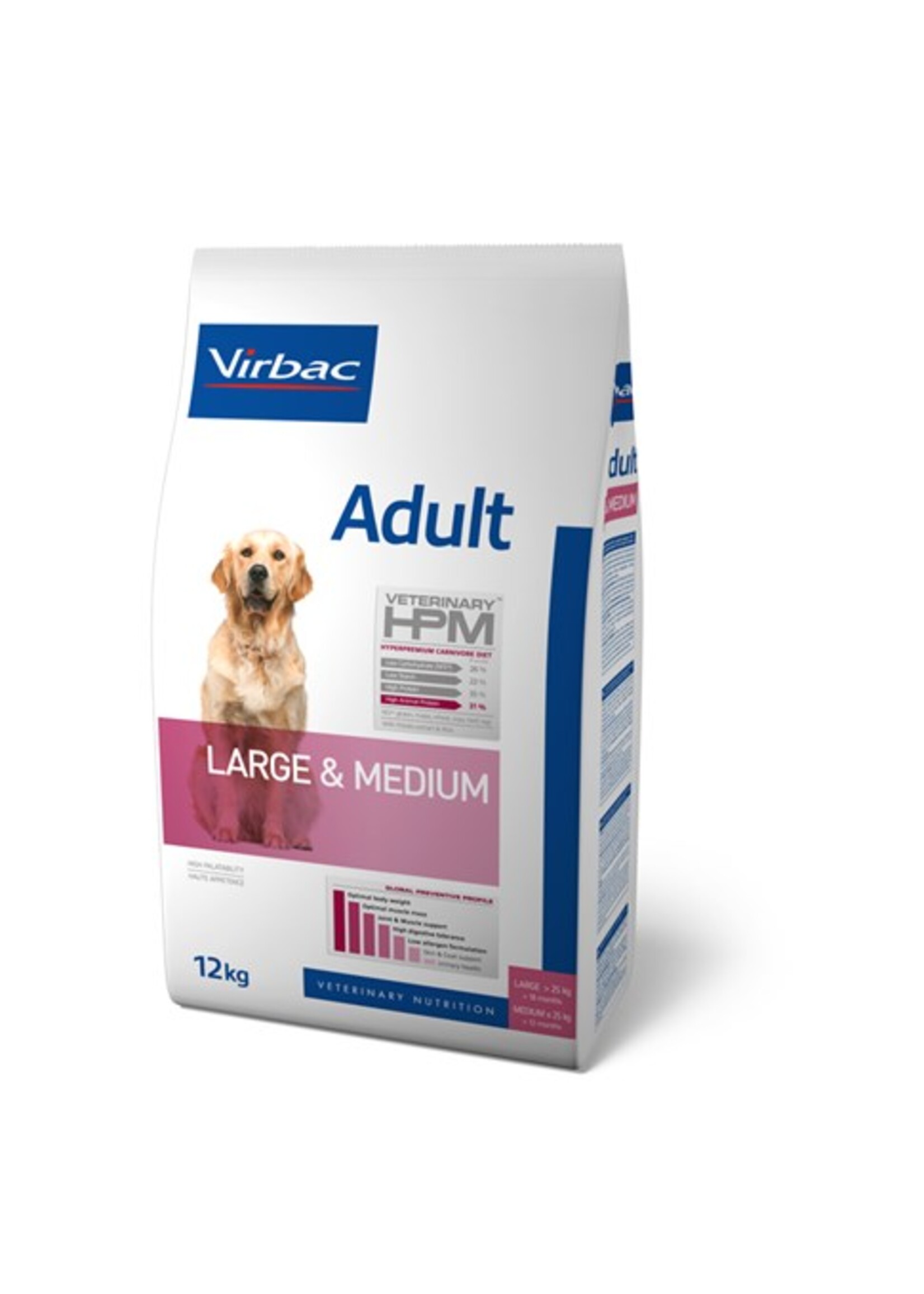 Virbac Virbac Hpm Chien Adult Large/medium Breed 3kg