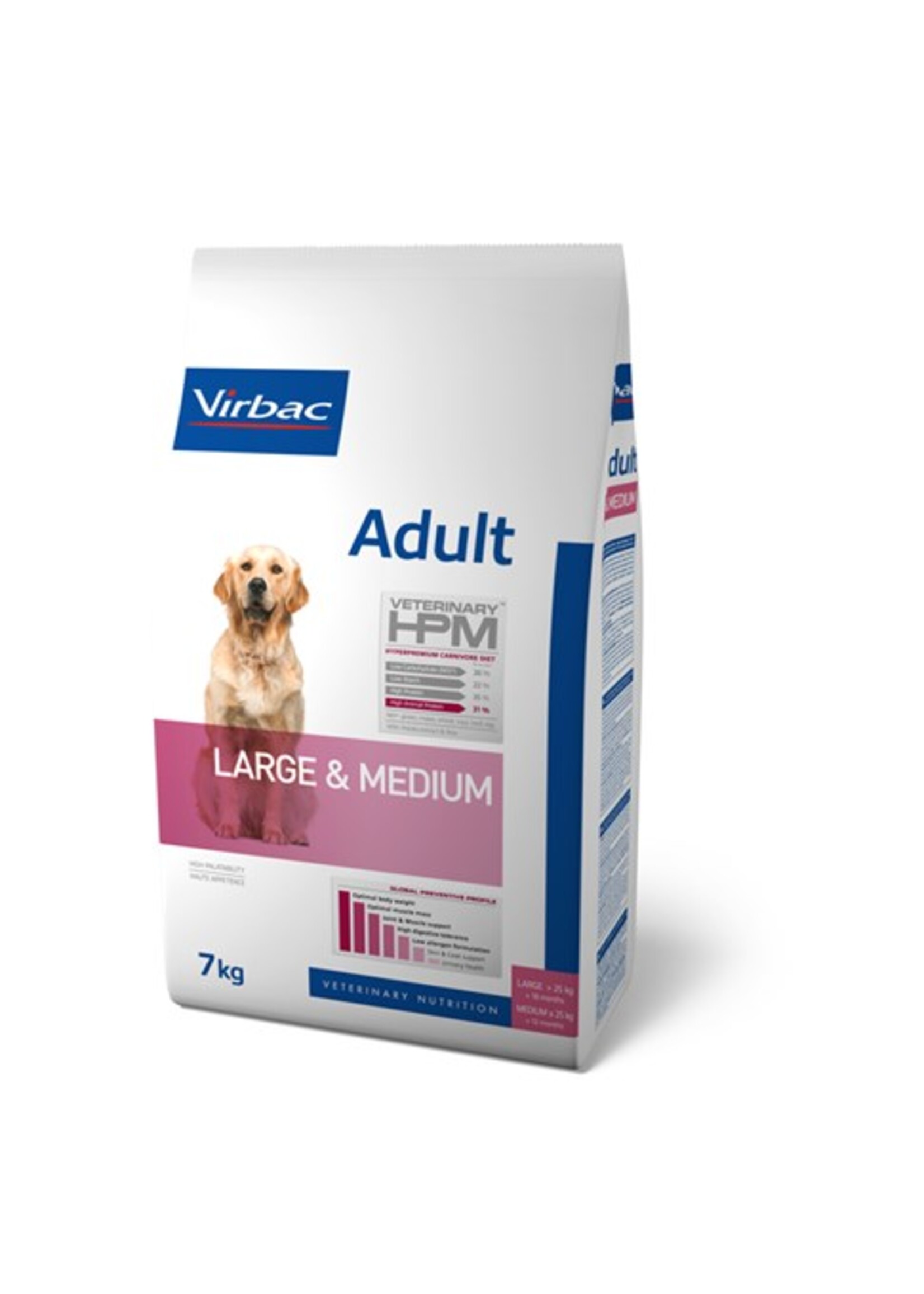 Virbac Virbac Hpm Dog Adult Large/medium Breed 7kg